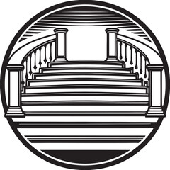 Grand Staircase Entrance Illustration