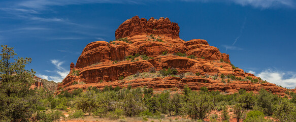 Bell rock south side close up with blue sky