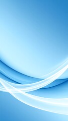 Abstract light blue background with flowing lines
