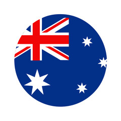 australia flag button