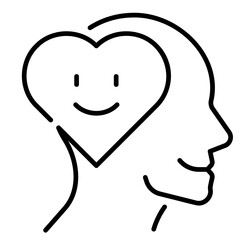 Emotional Balance Line Icon