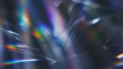 Abstract light prism effect showcases rainbow colors and light refraction - Powered by Adobe