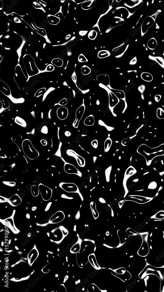 Aufkleber artistic black and white 3d patterns with wave effect vertical background.