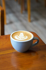 Hot Macadamia Latte, Indonesia, captured on July 13, 2025. Creamy espresso with macadamia nut milk,...