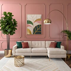 Interior of living room