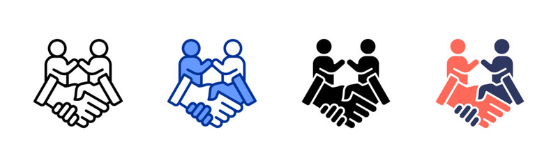 Bilateral icon sheet multiple style collection