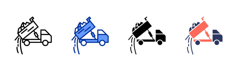 Dumping icon sheet multiple style collection