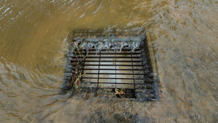 Backgrounds, Brown, Drainage, Flood, Grid Pattern