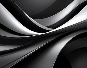 Abstract metallic waves