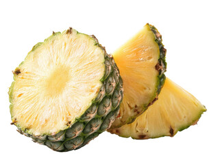 pineaple on isolated white background