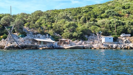 Preveza town and harbor, Greece