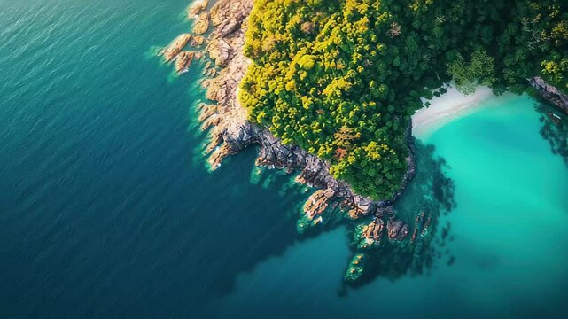 Explore the stunning turquoise waters and vibrant landscapes of Phuket, Thailands tropical paradise, Phuket travel and tourism landscape Thailand seascape nature aerial view