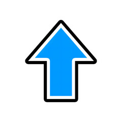 blue arrow icon