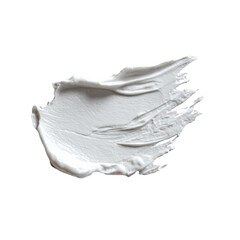 A white brush stroke with a white background