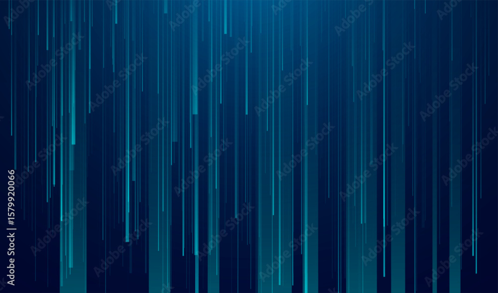 Poster glowing lines on blue background. abstract modern lines. cool gradient shapes. graphic concept for y