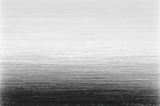 Monochrome Texture Creates Abstract Horizon Line, Fade Effect and Grunge Theme