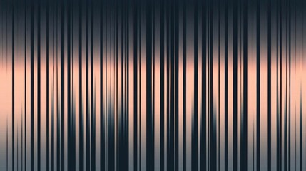 Abstract Gradient Lines create an Ambient Illusion with Vertical Pattern