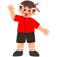 Independence Day Boy Kids Illustrations