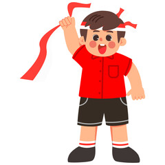 Red Ribbon Spirit Kids Illustrations
