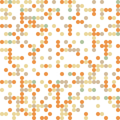 Modern abstract simple geometric mosaic polka dot pattern Сalm, neutral, organic, natural, muted, pastel palette Modern textile design, home decor Minimalist style