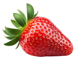 strawberry on isolated white background