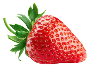strawberry on isolated white background