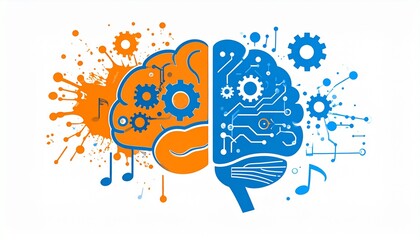 Dual Brain Hemisphere Concept Creativity vs. Logic
