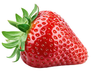 strawberry on isolated white background