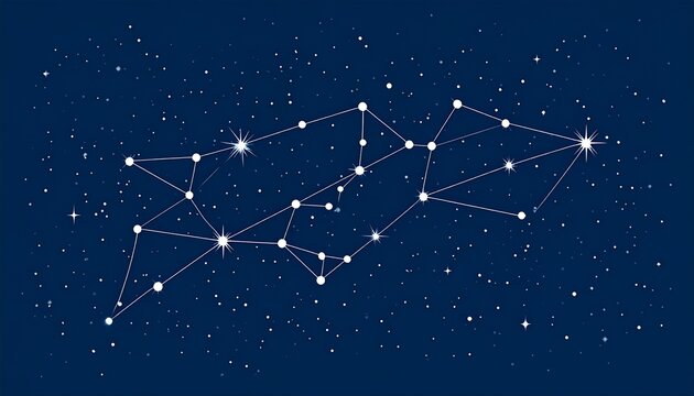 Constellations Of Stars Drawing