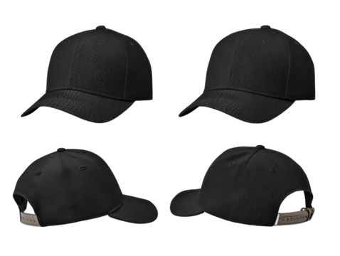 A black hat with a brown band