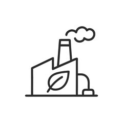 Sustainable Manufacturing A Clean Industrial Plant Symbolizing Eco Friendly Production and Responsible Environmental Stewardship for a Greener Future