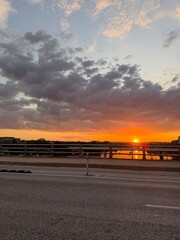 Obraz premium sunset on the beach