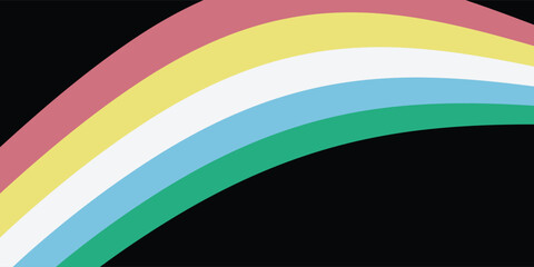 Disability Pride Month. Color stripes representing a form of impairment. vector dynamic flag disability pride  modern internasional