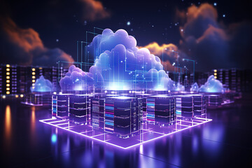 Online data storage and cloud computing technology optimizing modern business networks