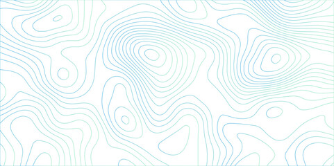 Abstract colorful contour wave lines topographic background, lines map seamless pattern, modern wallpaper texture and realistic design used for banner and posters, mountain relief geographic pattern.