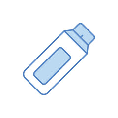 Nicotine-Free Icon vector stock illustration