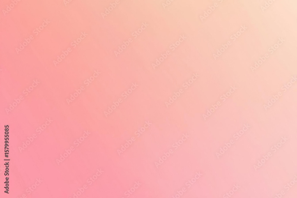 Aufkleber create a soft gradient with coral and peach colors for background design