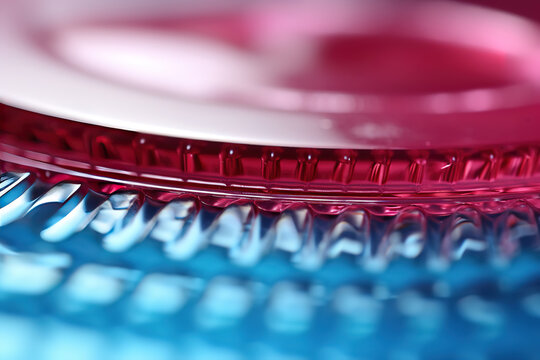 Close-up capture of dosator tip and immunosorbent plate for laboratory use
