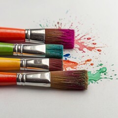 Obraz premium brushes and paints