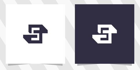 Obraz premium letter s logo design vector
