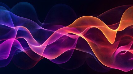 Obraz premium Abstract design with vibrant, flowing lines.