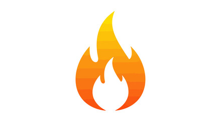 Vibrant Cartoon Flame Icons Collection