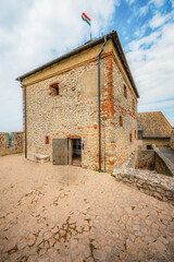 Fortress  Sumeg or Sümeg castle in Hungary near balaton lake in Sumeg
