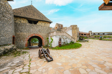 Fortress  Sumeg or Sümeg castle in Hungary near balaton lake in Sumeg