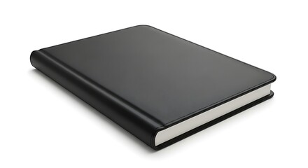 A Simple Black Leather Bound Notebook for Writing and Drawing