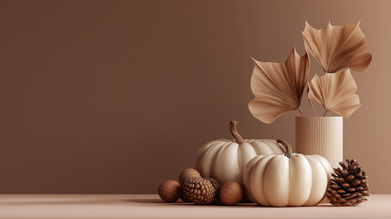 still life with pumpkin