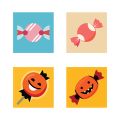 Fototapeta premium Halloween candies