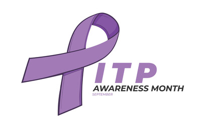 ITP Awareness Month. background, banner, card, poster, template. Vector illustration.