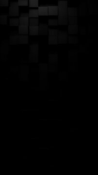 Abstract Background Dark Cubes Wallpaper Geometric Texture Motion