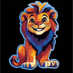 Whimsical Lion Vector Illustration A High-Resolution Design for Animal Lovers and Graphic Arts nezzzuko0_Design_a_high-resolution_vector_illustration_of_an_en_81d4cc75